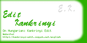 edit kankrinyi business card